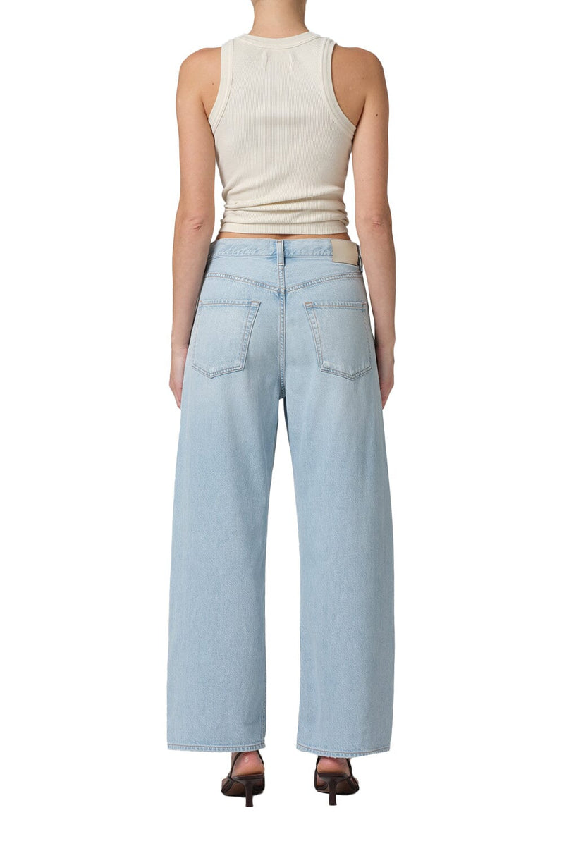Brynn Drawstring Trouser-Denim-Uniquities