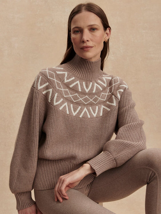 Marcie Fairisle Yoke Knit-Sweaters-Uniquities