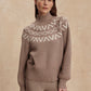 Marcie Fairisle Yoke Knit-Sweaters-Uniquities
