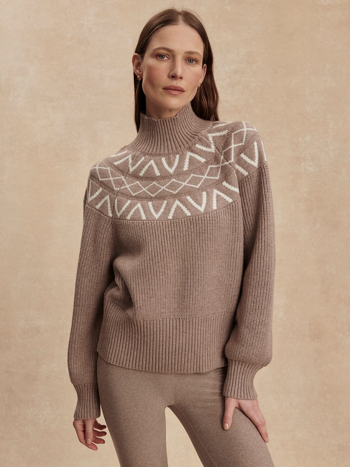 Marcie Fairisle Yoke Knit-Sweaters-Uniquities