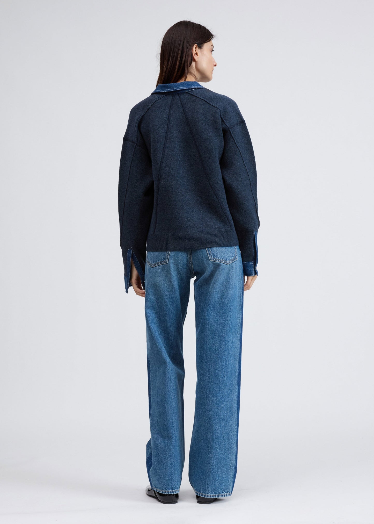 Marie Denim Polo-Sweaters-Uniquities