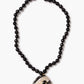 Turbo Shell Necklace Onyx-Jewelry-Uniquities