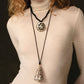 Turbo Shell Necklace Onyx-Jewelry-Uniquities
