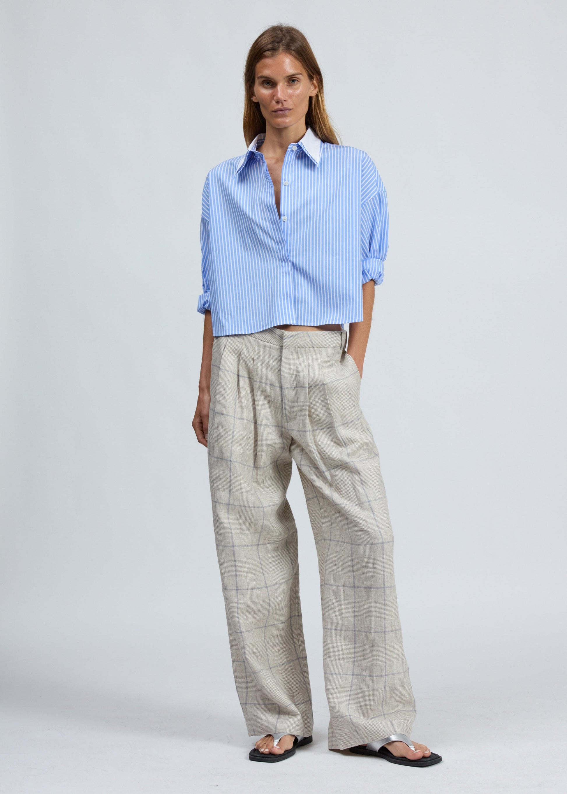 Chappell Plaid Pant-Bottoms-Uniquities