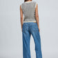 Leslie Stripe Vest-Sweaters-Uniquities
