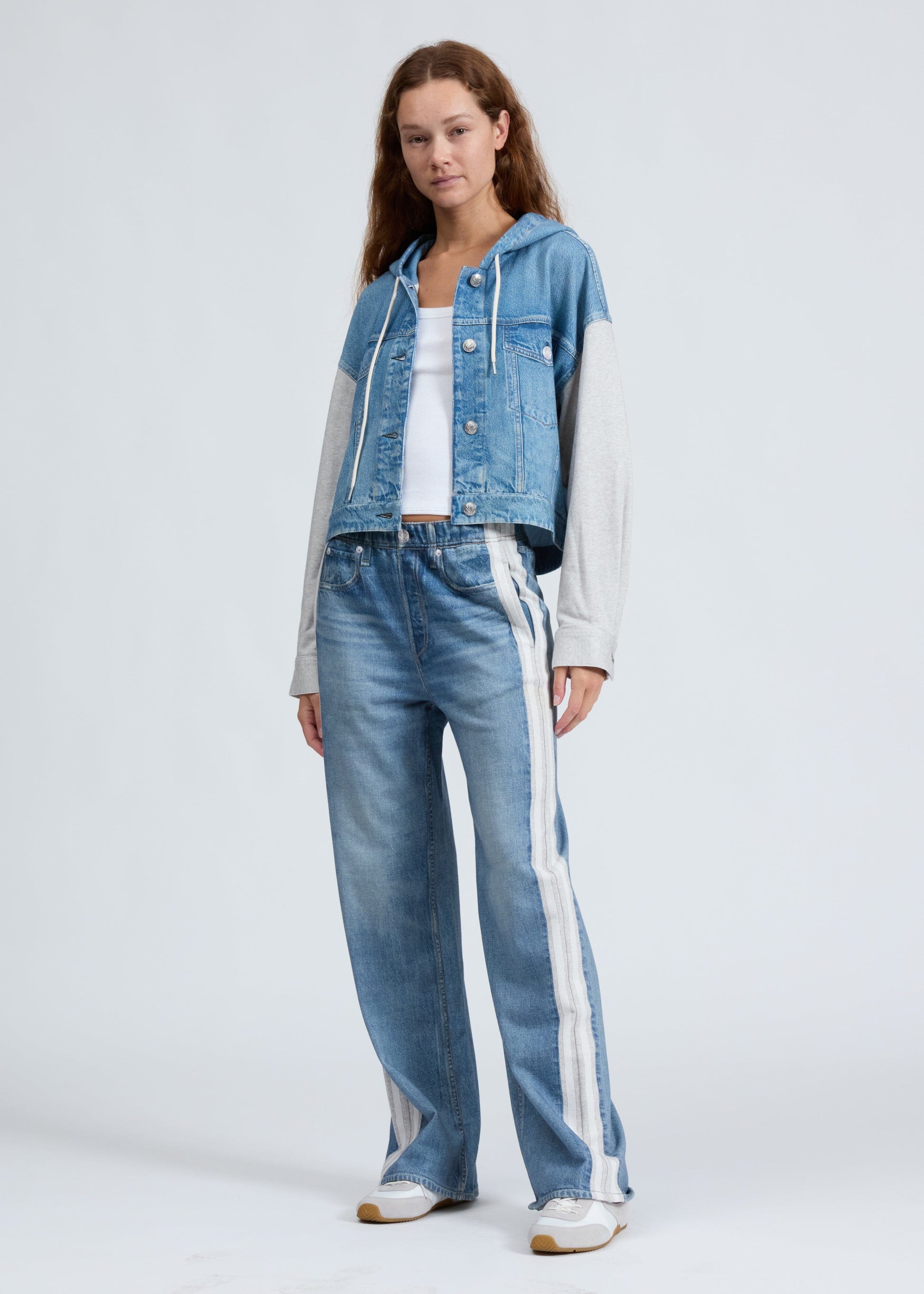 Miramar Terry Pull On Wide Leg-Denim-Uniquities