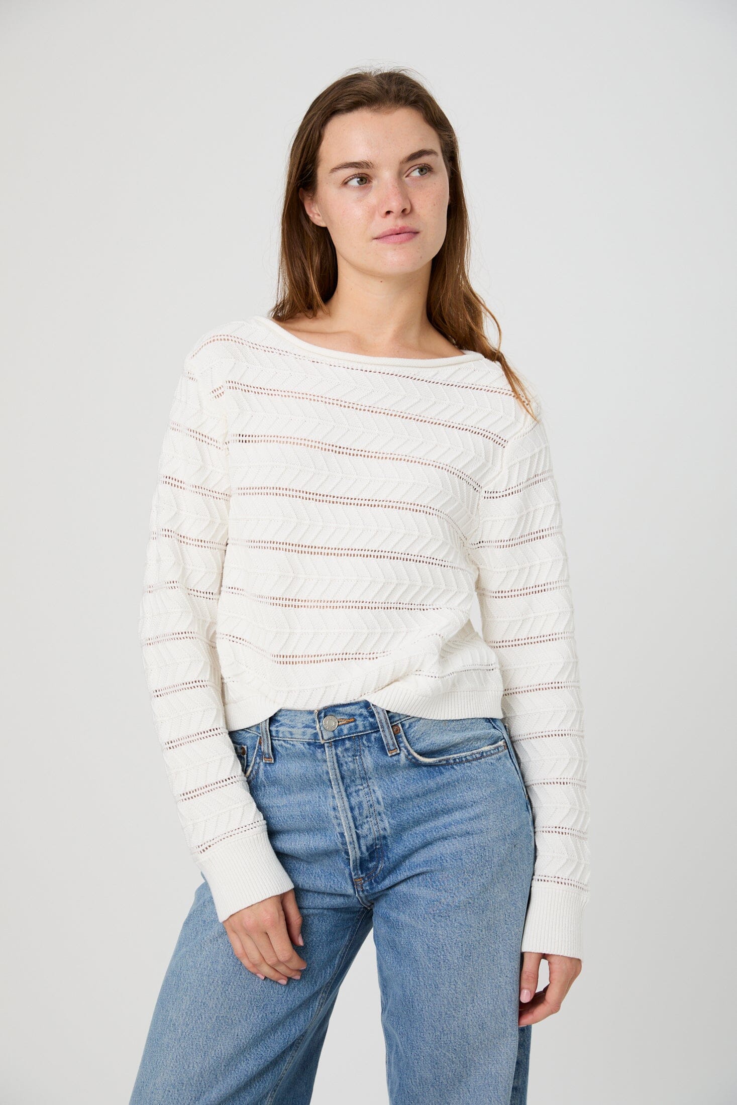 Mozart Crochet Pullover Sweaters French Connection 