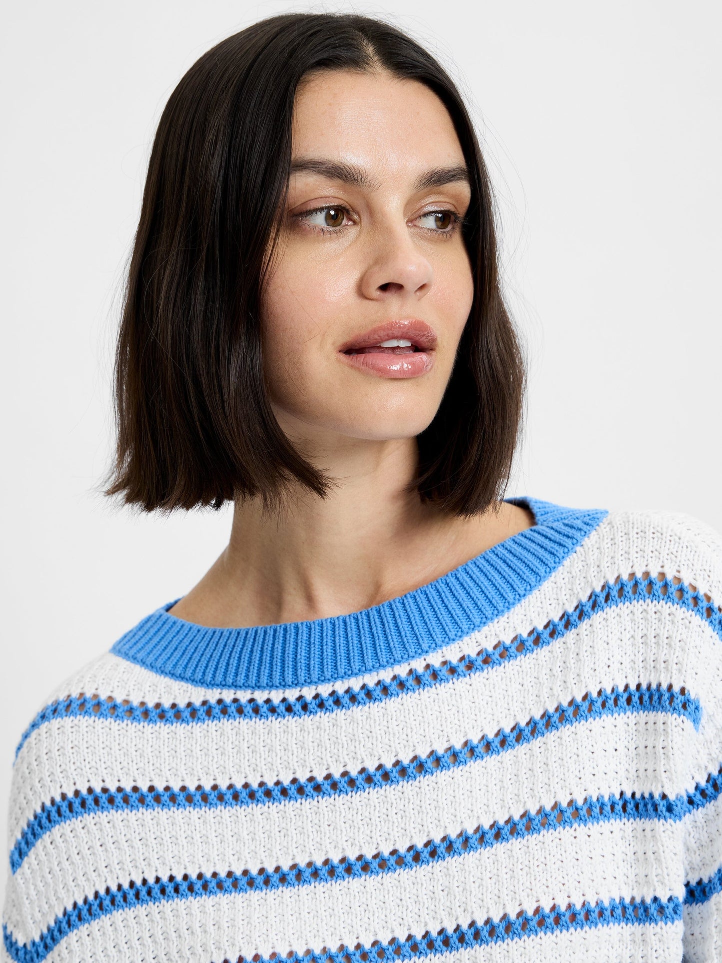 Teddy Stripe Pullover Sweaters French Connection 