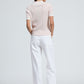 Laurie Tipped Short Sleeve Polo-Sweaters-Uniquities