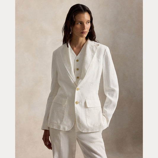 Linen Woven Blazer-Jackets-Uniquities