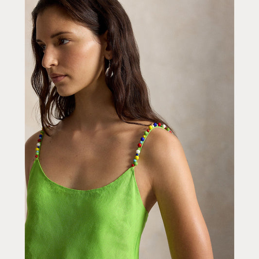 Linen Slip Dress-Dresses-Uniquities