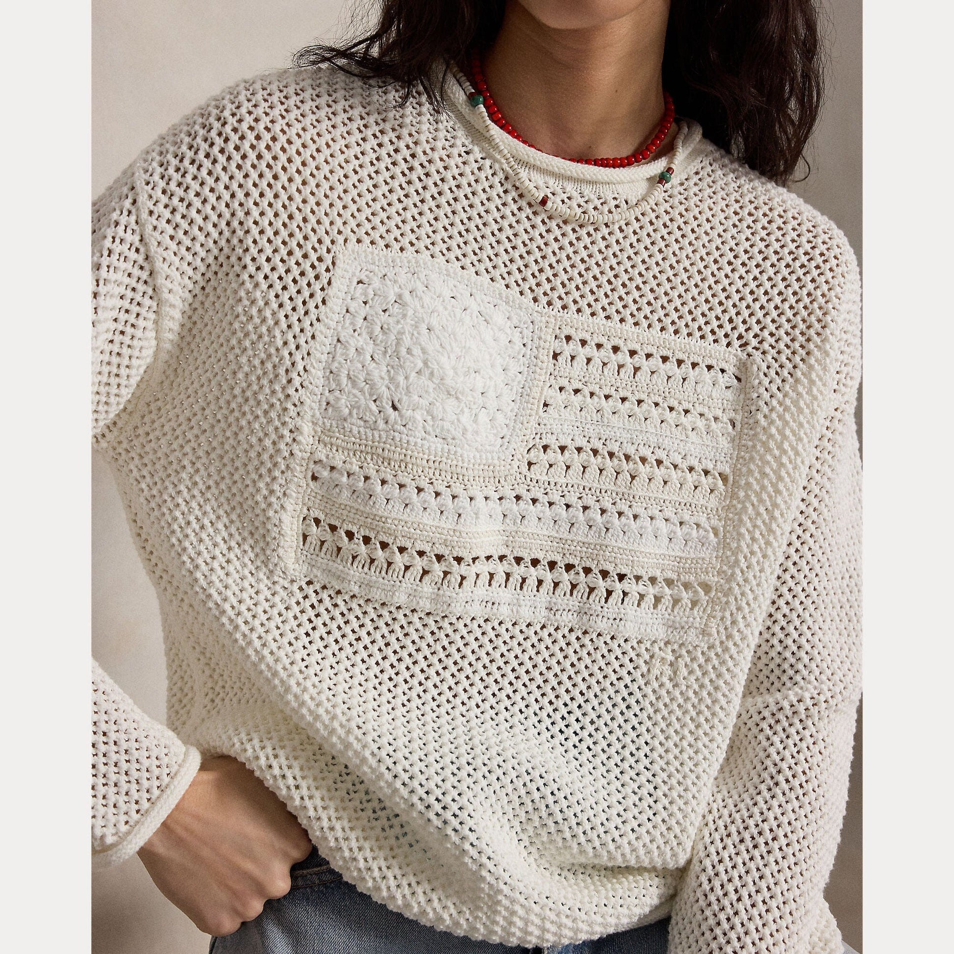 Flag Crewneck Pullover-Sweaters-Uniquities