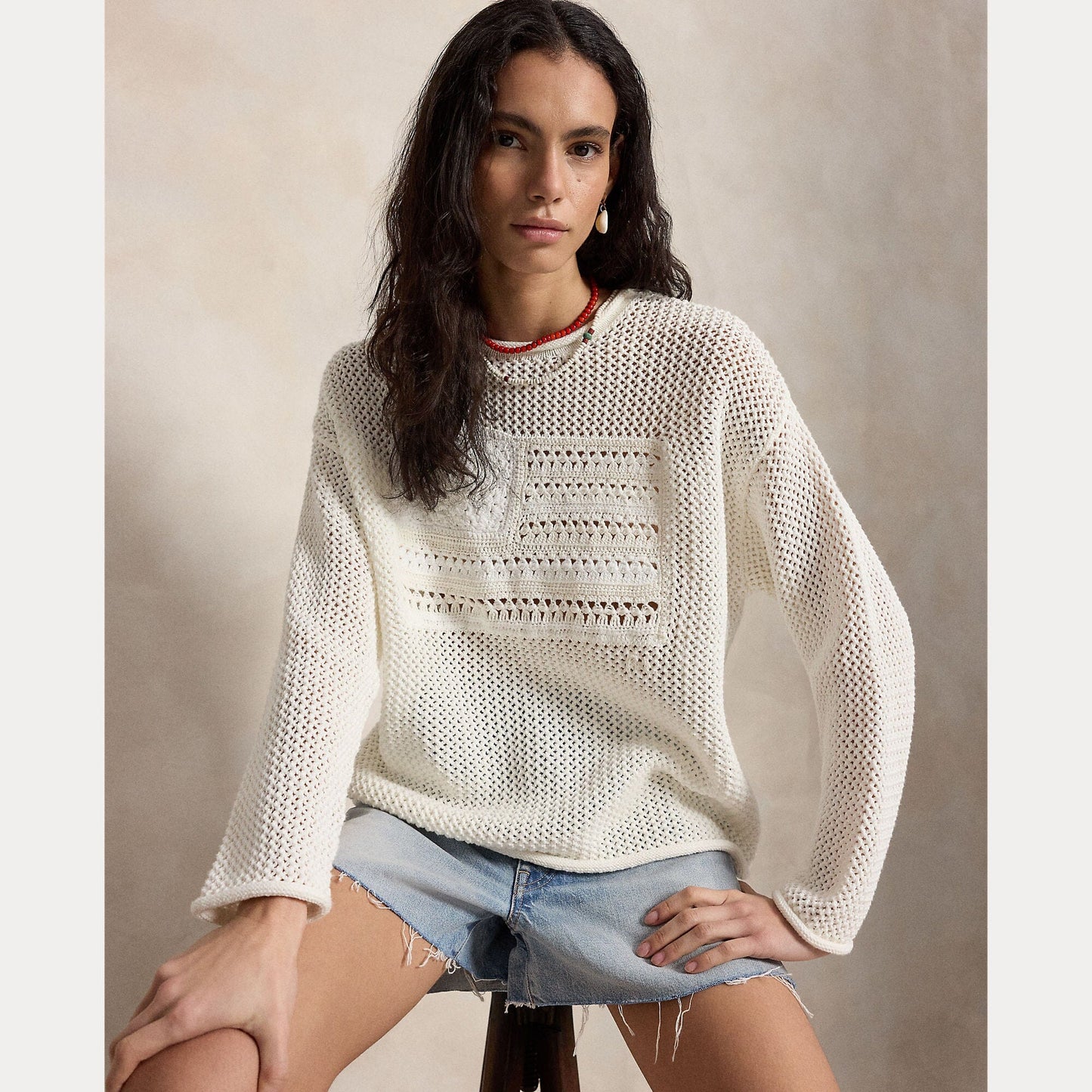 Flag Crewneck Pullover-Sweaters-Uniquities
