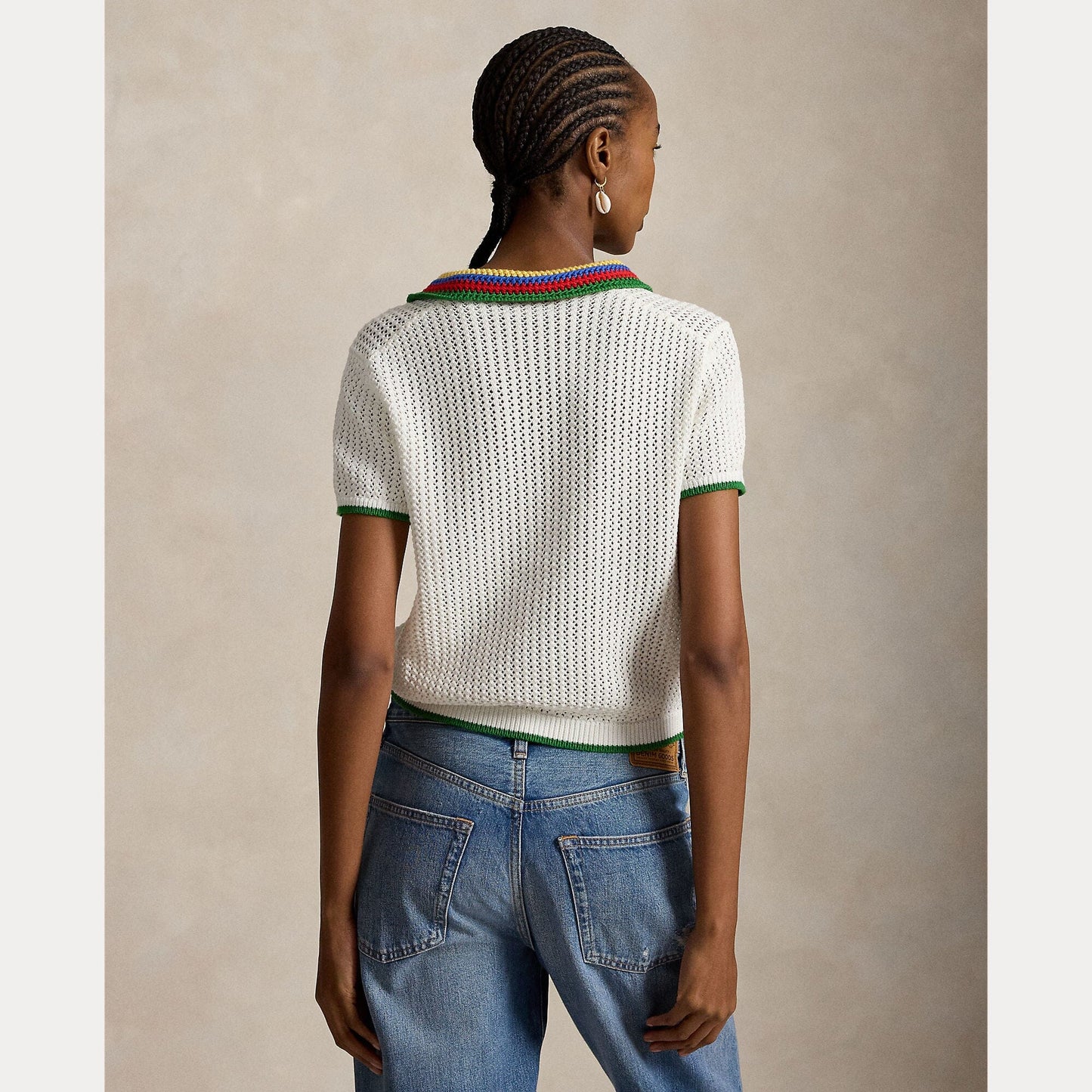 Polo Collar Sweater-Tops/Blouses-Uniquities