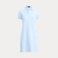 Cotton Mesh Short Sleeve Polo Dress-Dresses-Uniquities