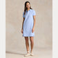 Cotton Mesh Short Sleeve Polo Dress-Dresses-Uniquities