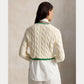 Cotton Long Sleeve Crew Neck Cardigan-Sweaters-Uniquities