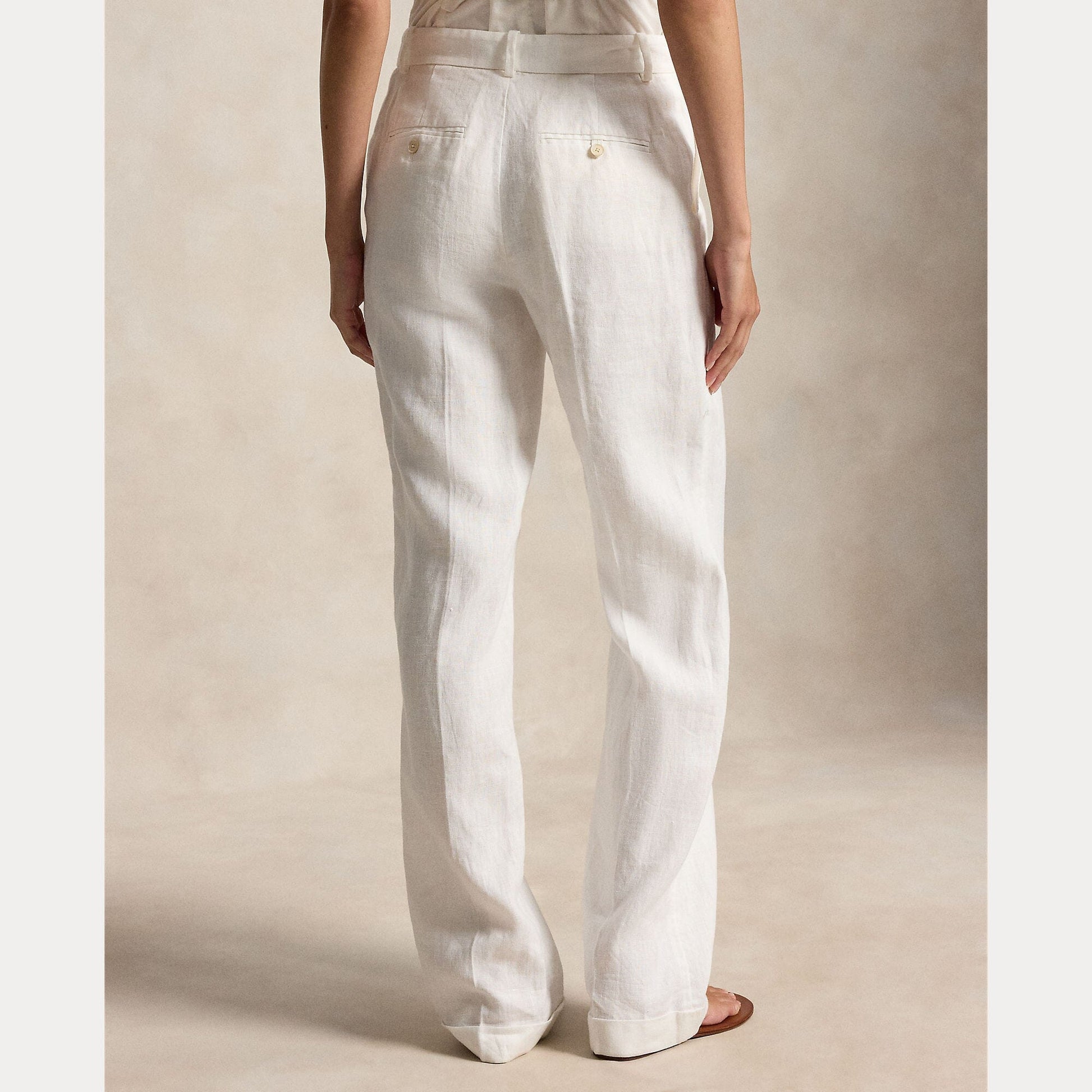 Linen Straight Pant-Bottoms-Uniquities