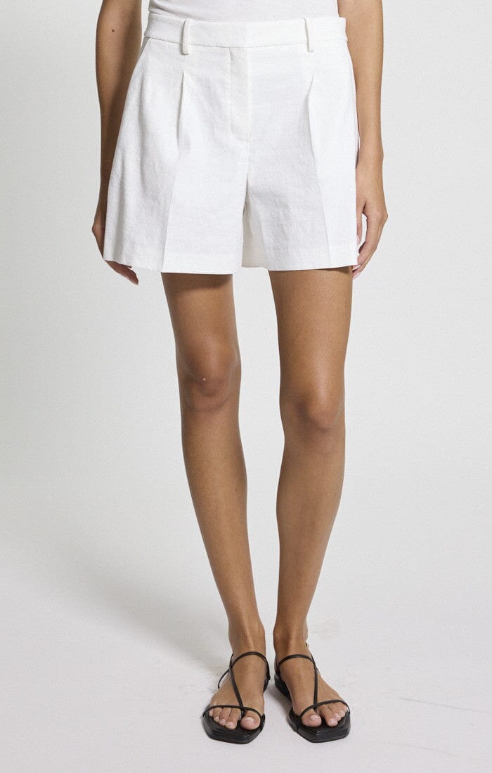 Fluid Pleated Short-Bottoms-Uniquities