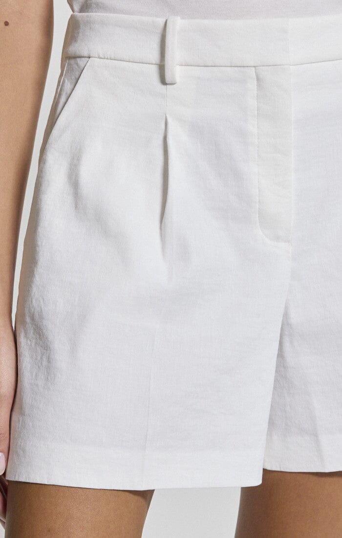 Fluid Pleated Short-Bottoms-Uniquities