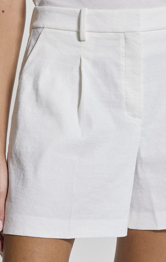 Fluid Pleated Short-Bottoms-Uniquities