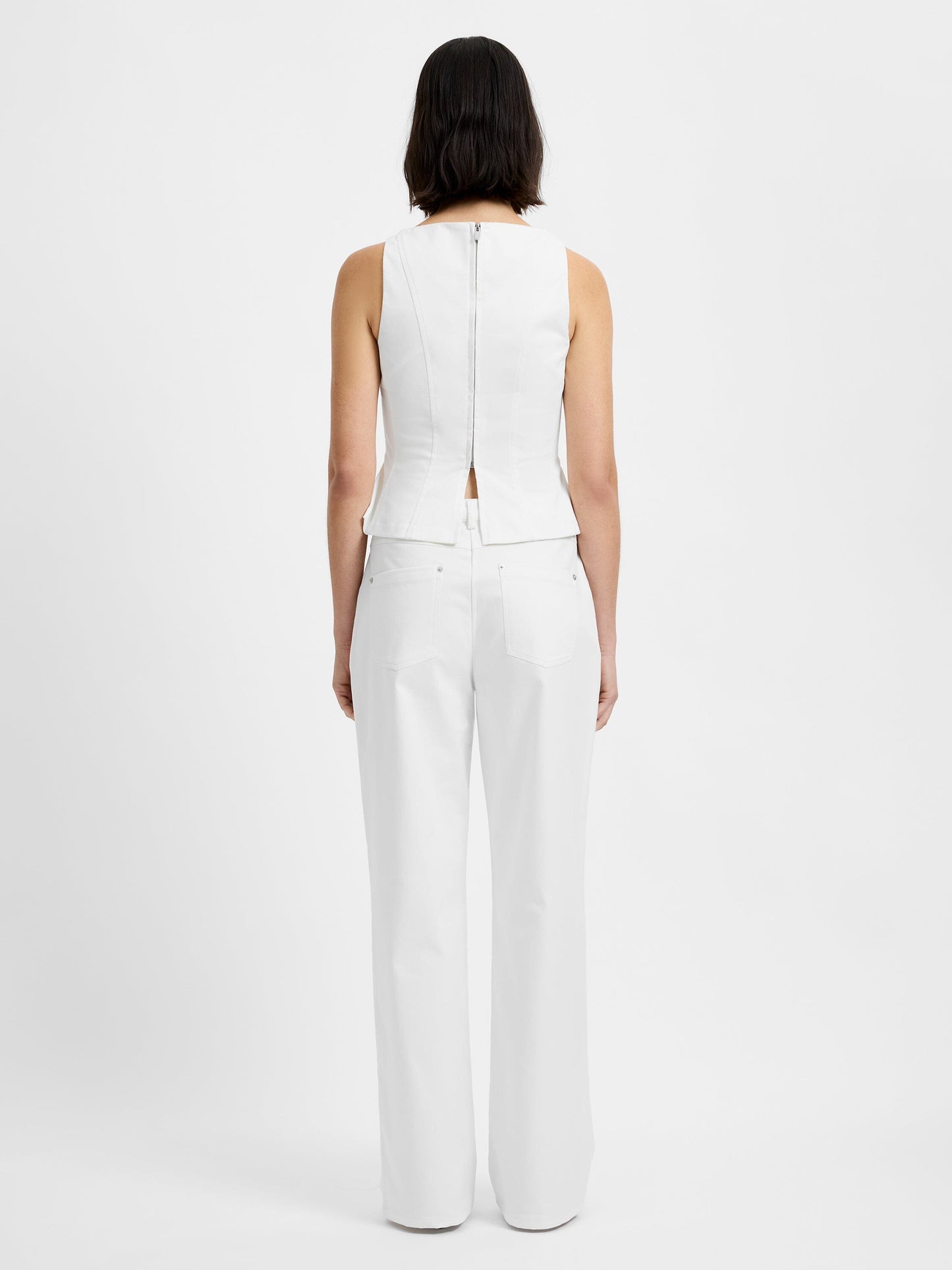 Inez Cotton Peplum Top