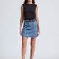 Miramar Ponte Mini Skirt-Denim-Uniquities