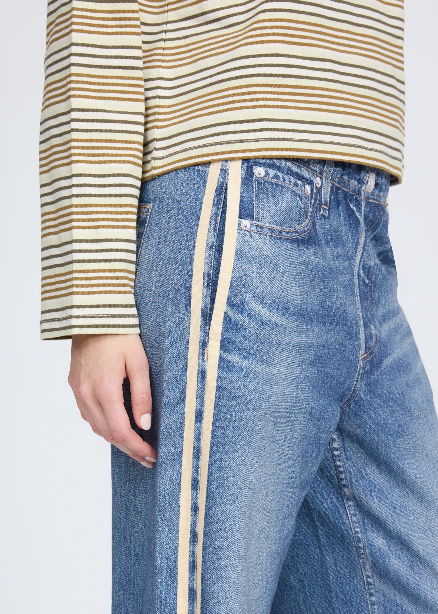 Miramar Terry Track Pant Denim Rag & Bone 