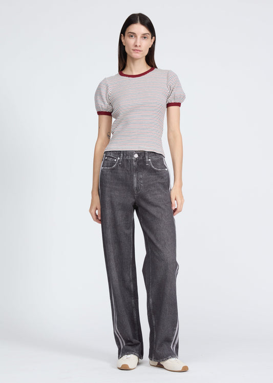 Miramar Terry Track Pant-Denim-Uniquities