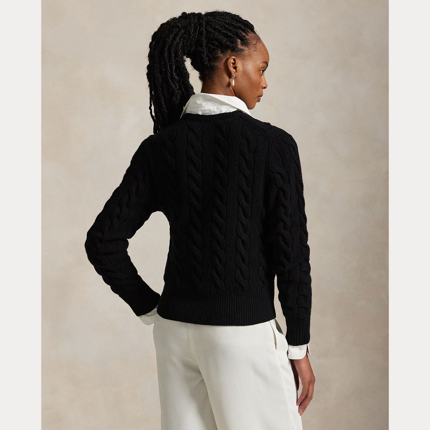 Long Sleeve Crewneck Cardigan