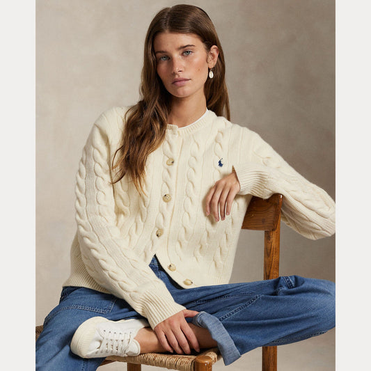 Long Sleeve Crewneck Cardigan