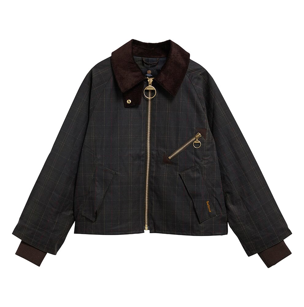 Arlene Checked Wax Jacket Jackets Barbour 