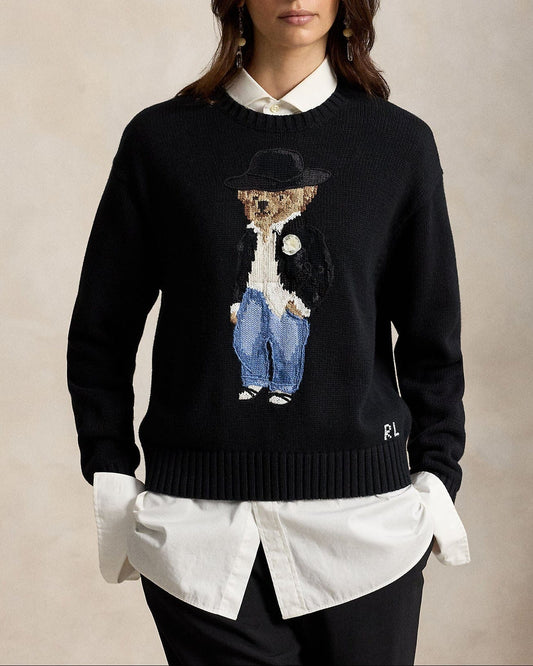 Bear Crewneck-Sweaters-Uniquities