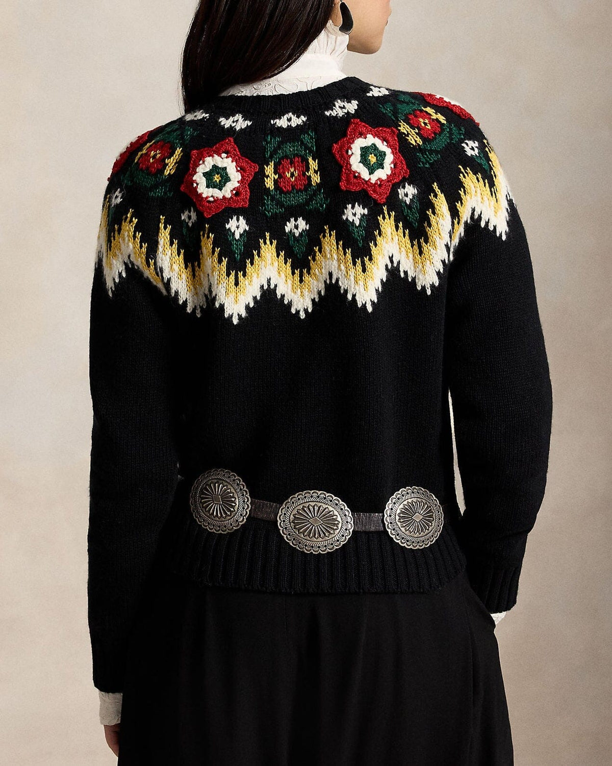 Fairisle Crewneck Sweater by Ralph Lauren - Image 3