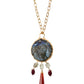 Bezel Lion Pendant Necklace
