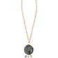 Bezel Lion Pendant Necklace