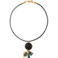 Leather Cord Lion Necklace