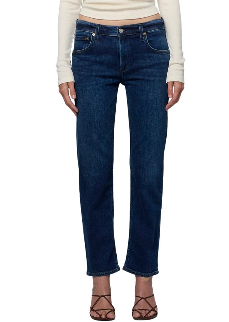 Anissa Low Rise Straight Jeans-Denim-Uniquities