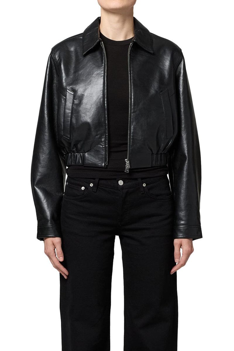 Essie Recycled Cropped Jacket-Jackets-Uniquities
