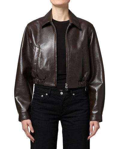 Essie Recycled Cropped Jacket-Jackets-Uniquities