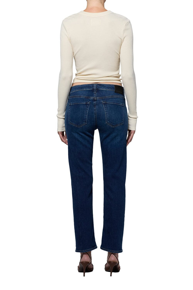 Anissa Low Rise Straight Jeans-Denim-Uniquities