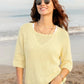Calliope Scalloped Sweater-Sweaters-Uniquities