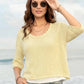 Calliope Scalloped Sweater-Sweaters-Uniquities