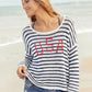 USA Stripe Crew-Sweaters-Uniquities