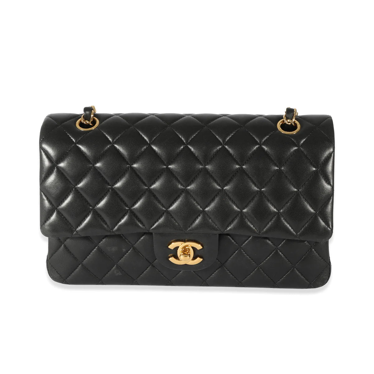 Vintage Chanel Lambskin Medium Classic Double Flap Bag