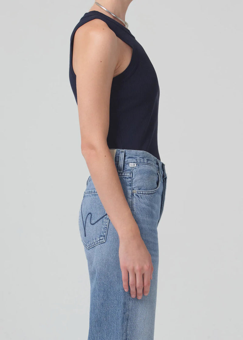 Isabel Rib Tank-Tops/Blouses-Uniquities
