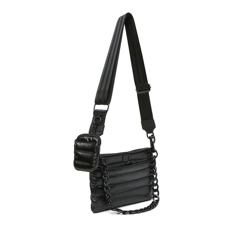 Downtown Crossbody Pearl Black-Accessories-Uniquities