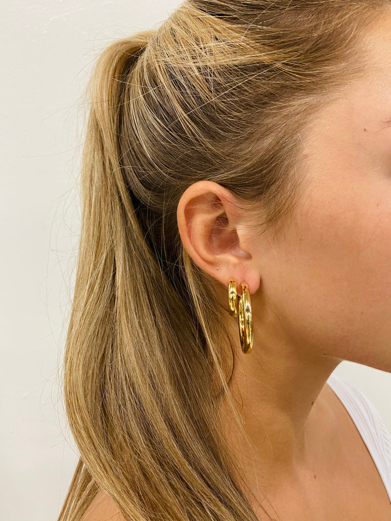 Gold Hoop Earring-HOS Accessories-Uniquities