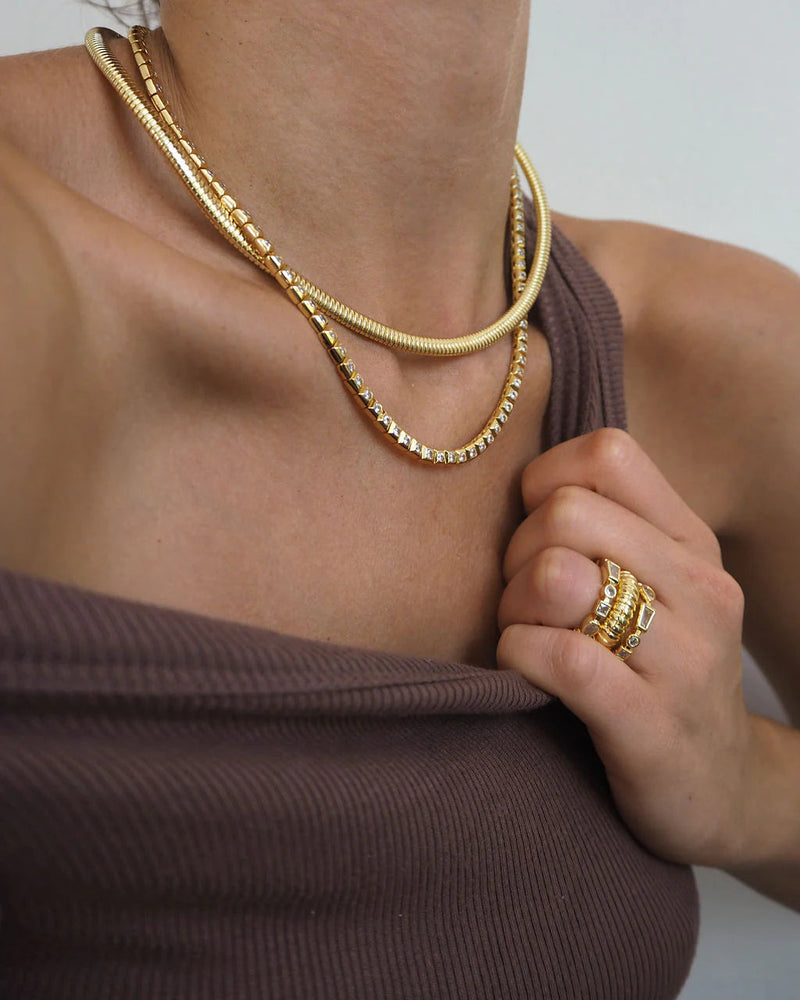 Mini Flex Snake Chain Necklace-Jewelry-Uniquities