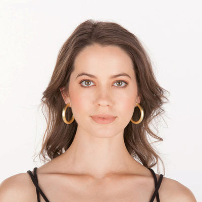Shiny Chantal Hoops-Jewelry-Uniquities